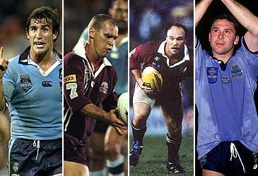 Which player has been named man of the match most often in State of Origin games?