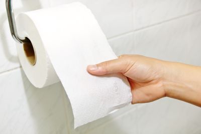 Essential oil in a loo roll