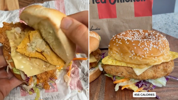 Fitness coach hacks KFC&#x27;s zinger burger, comes in at just 450 calories.