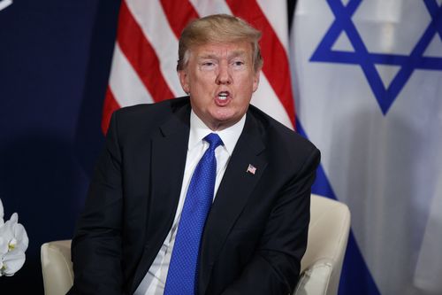 Trump has already taken Palestine to task over its ongoing conflict with Israel. (AAP)
