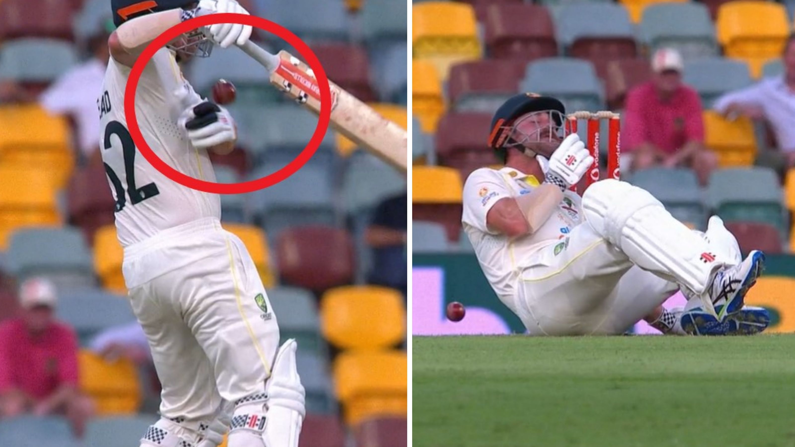 Brutal beamer floors Aussie star only balls after reaching incredible Ashes century