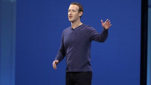 Facebook boss Mark Zuckerberg addressed developers at the F8 conference in California. (AAP)