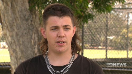 A Perth teenager has been badly injured after a dangerous roadside stunt.
