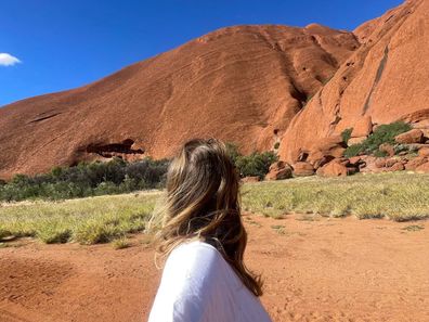 Uluru Base Walk gets you up close to the rock. 