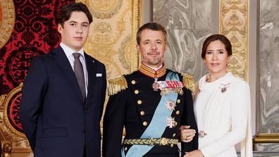 King Frederik and Queen Mary of Denmark, Crown Prince Christian official portrait