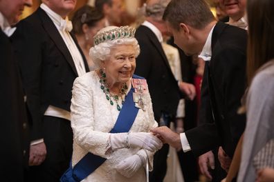 Kate Middleton wears Princess Diana's tiara and Queen's jewels for Diplomatic Corps Reception at Buckingham Palace