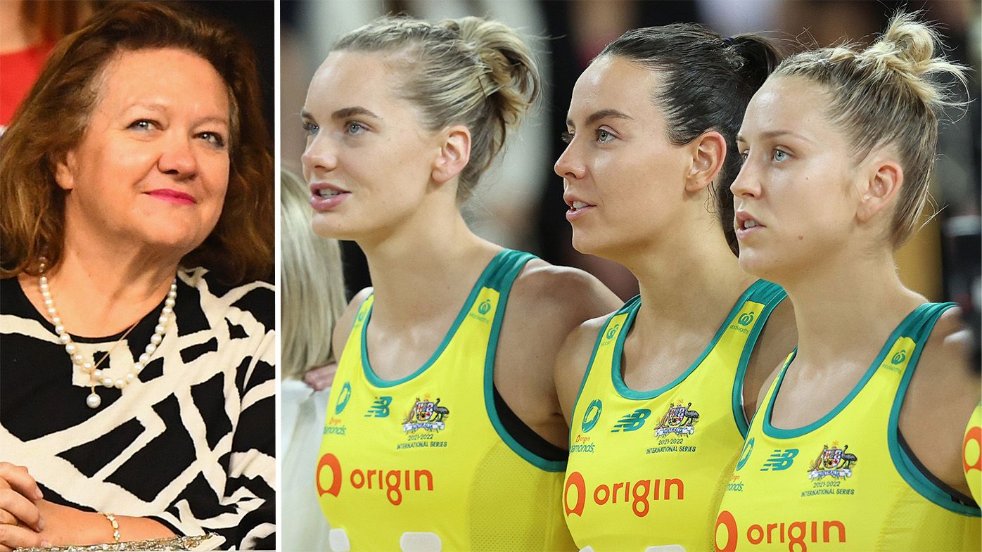 Mining magnate Gina Rinehart has pulled her $15 million sponsorship of Netball Australia and the Diamonds.