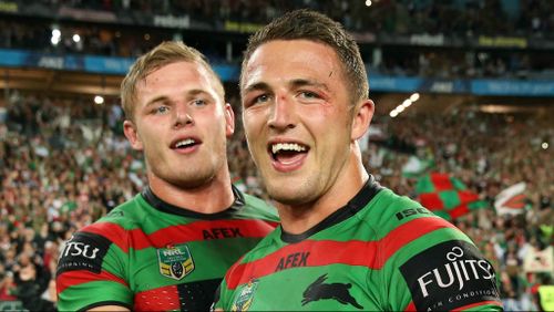 Rabbitohs forward Sam Burgess. (AAP)