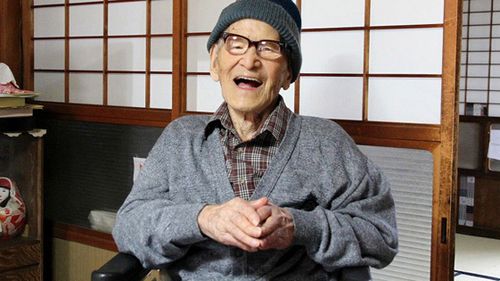 Jiroemon Kimura. (AAP)