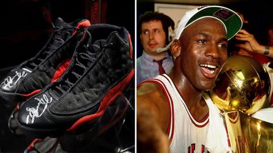 Pair of Michael Jordan&#x27;s sneakers sell for $3.3 million