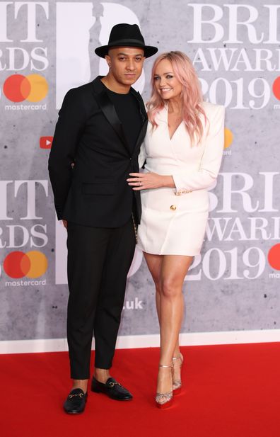 Emma Bunton, fiance, Jade Jones, Brit Awards, red carpet