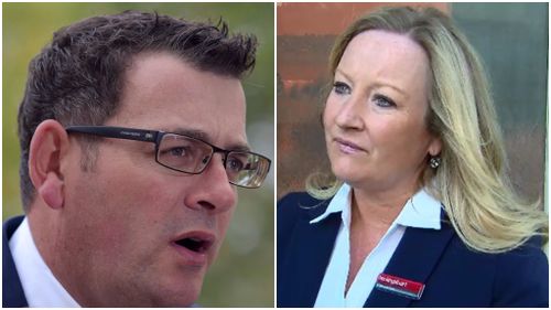 Sources within Labor allege prior to the 2014 election campaign, Mr Andrews made disparaging comments about ex-Liberal MP Donna Bauer. (AAP)