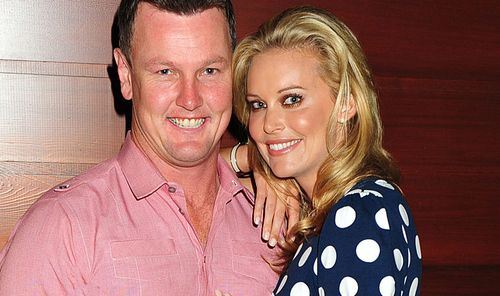 Anthony Bell and Kelly Landry in happier times. (AAP)