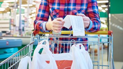 woman grocery shopping