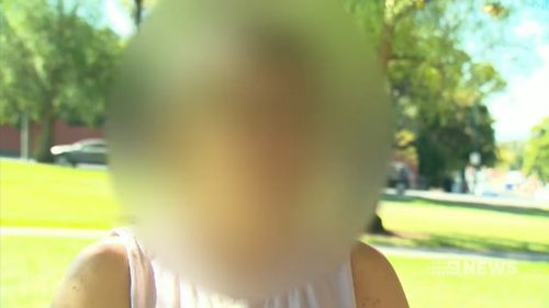 The 19-year-old woman said growing up with a mum addicted to ice was 'toxic'. (9NEWS)