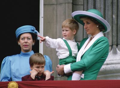 Prince Harry joins the royals for Trooping the Colour, 1988