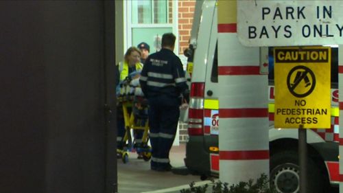 The two stabbing victims are in a serious condition. Picture: 9NEWS