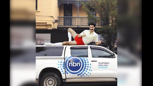 Australia's internet speeds are ranked close to Kazakhstan's - a Central Asian country parodied by the Sacha Baron Cohen character Borat.