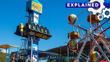 Rides at the Sydney Royal Easter Show.