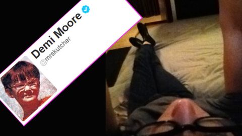 Demi Moore returns to Twitter &mdash; but what's with the name?