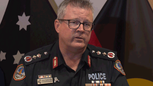 NT Police Commissioner Jamie Chalker.