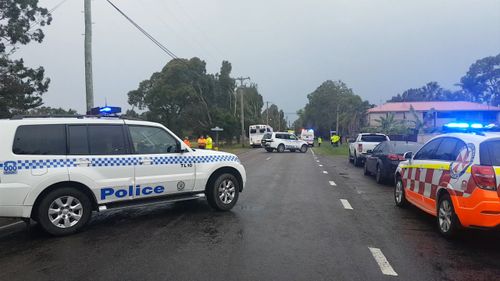 The girl was struck just after school in Rocky Point. (9NEWS)