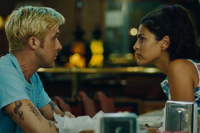 Ryan Gosling and Eva Mendes in The Place Beyond the Pines.