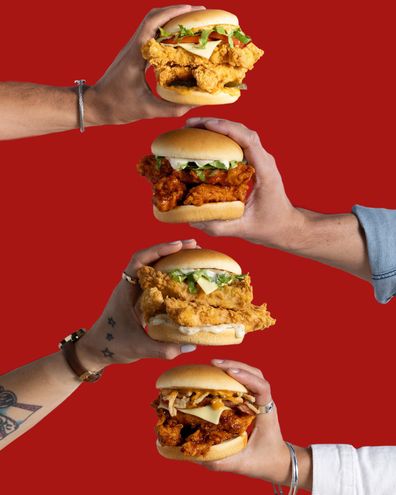 Red Rooster new fried chicken burger range
