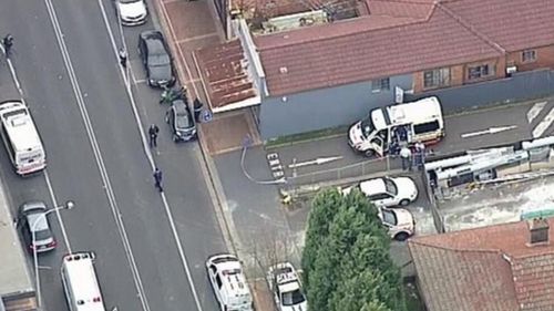 Police and paramedics were called to John Street this afternoon. (9NEWS)