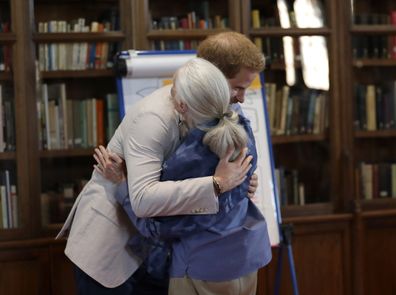 Prince Harry meets Dr Jane Goodall at Windsor Castle
