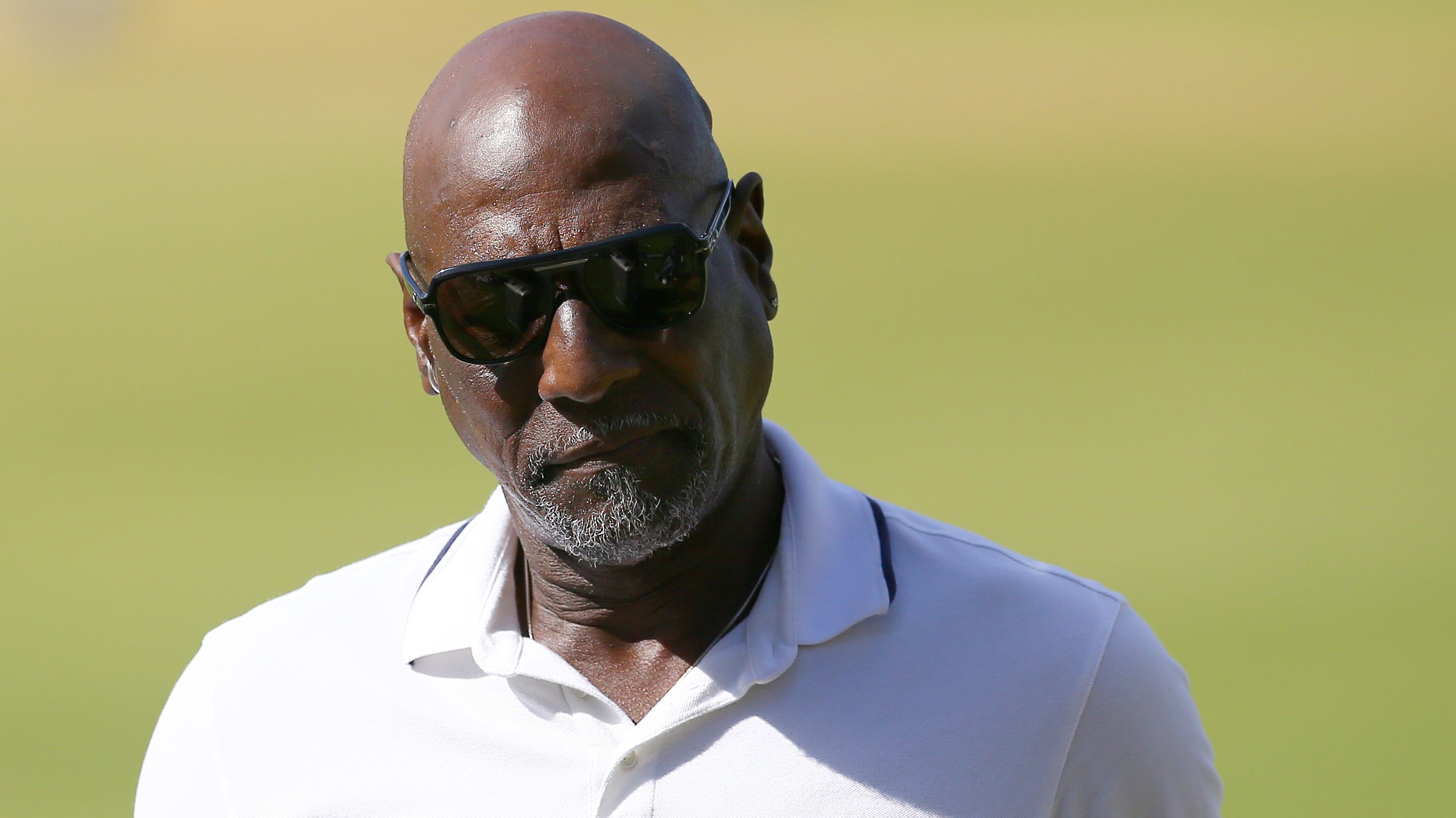 Sir Viv Richards at the Queen&#x27;s Park Oval.