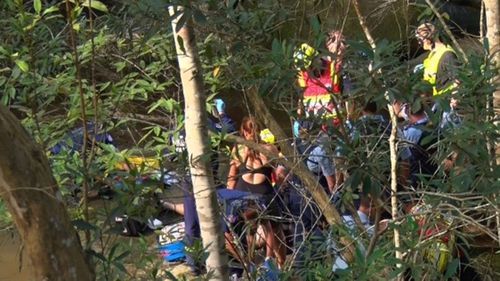 'He died in his arms': Witnesses describe NSW waterfall horror