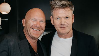 Matt Moran and Gordon Ramsay