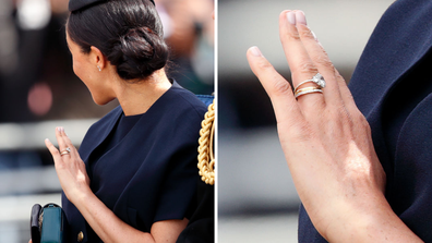 Meghan Markle debuted her new rings at Trooping the Colour. 