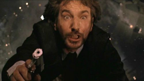 Rickman's first major Hollywood role was as German villain Hans Gruber in Die Hard.
