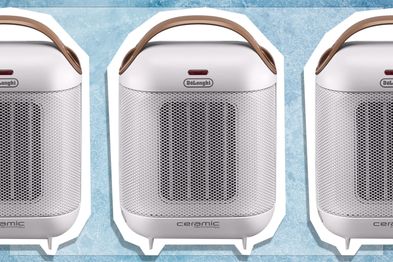 9PR: De'Longhi Capsule Fan Heater, Ivory White