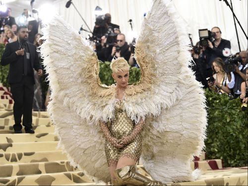 Katy Perry at the Met Gala in May. Picture: AAP