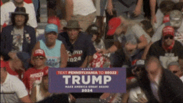 Video captures what happened at Trump rally