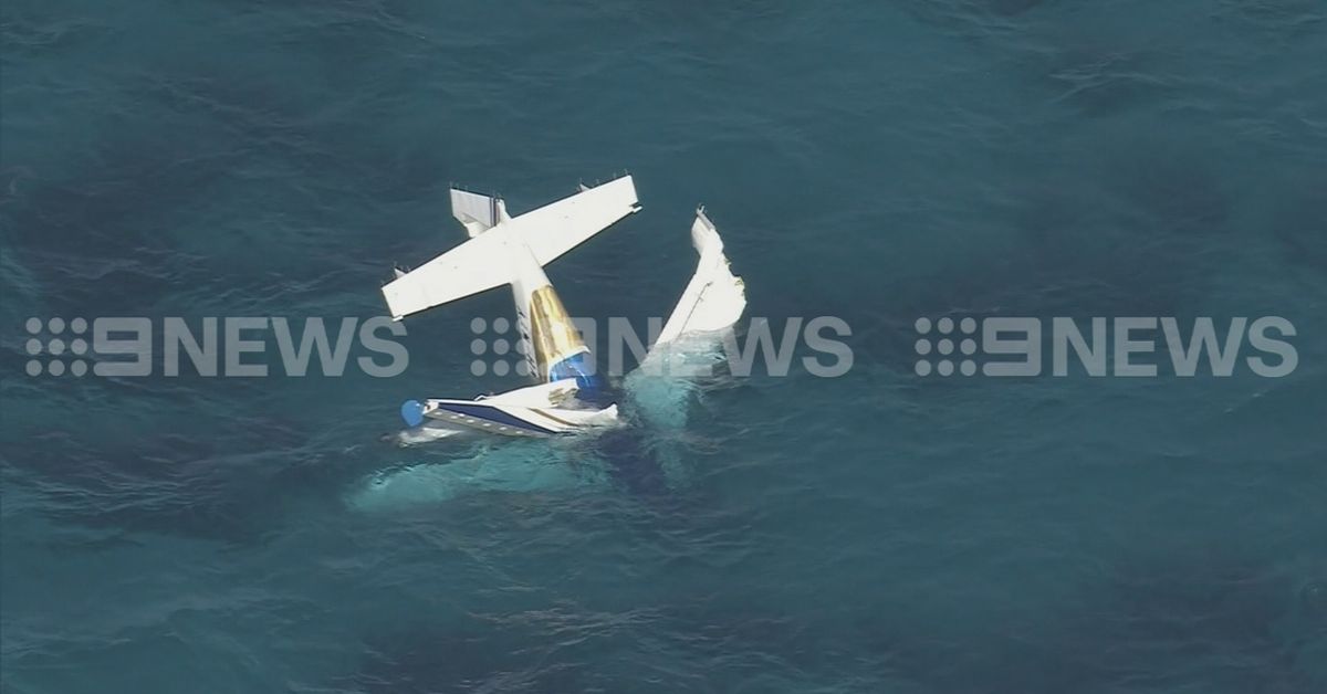 Rottnest Island plane crash Sea plane plunges into waters off WA