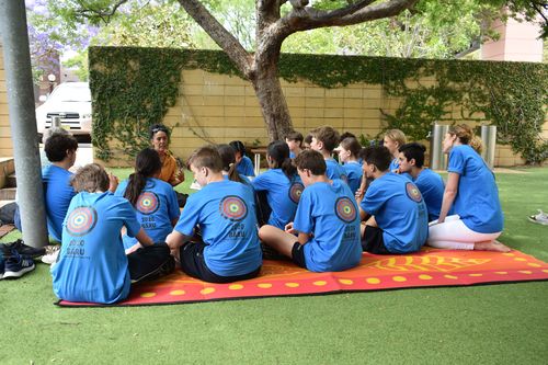 The program had planned to have all year 9 students physically travel to the Northern Territory, but coronavirus changed this.