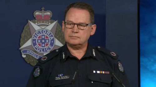 Assistant Commissioner Ross Guenther emphasised there was no threat to Melbourne or Victoria. (9NEWS)