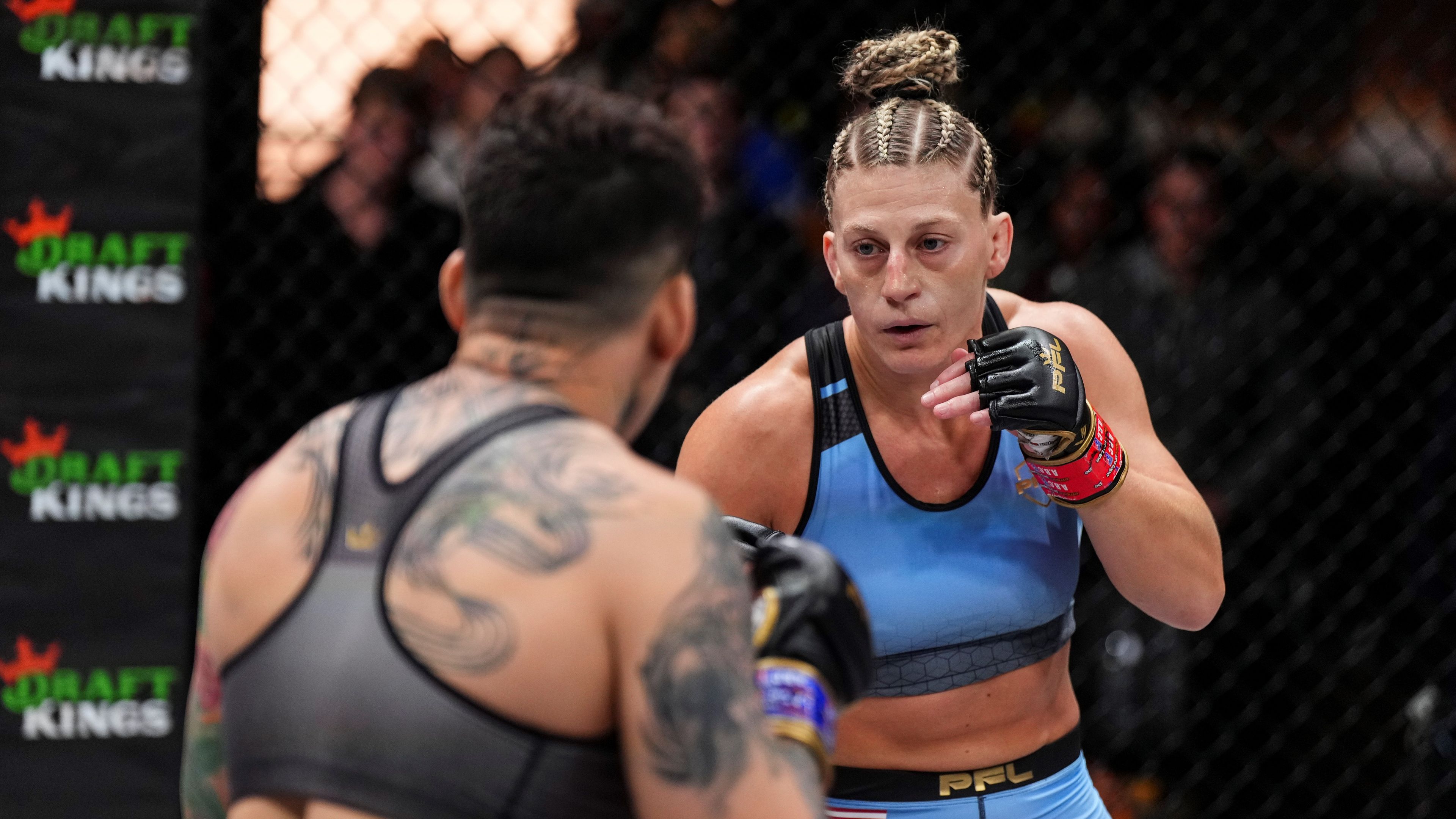 Kayla Harrison came into the lightweight PFL World Championship finale with a 15-0 record.