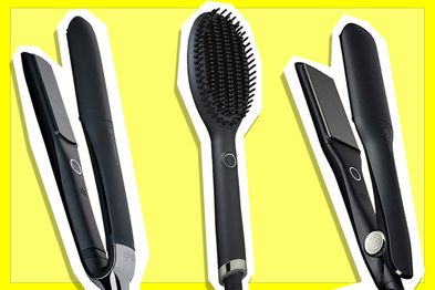 9PR: ghd Platinum+ Best Hair Straightener, ghd Max Wide Plate Hair Straightener and ghd Glide Hair Straightening Brush
