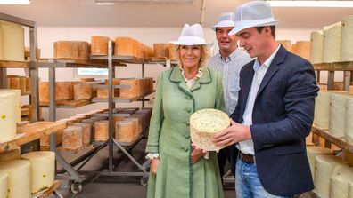 4 Camilla, Duchess of Cornwall visits The Bath Soft Cheese Company