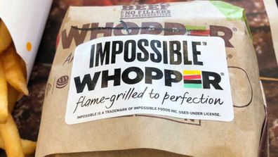 Impossible Whopper burger