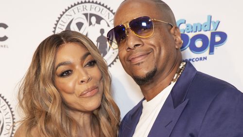 HAMMERSTEIN BALLROOM, NEW YORK, UNITED STATES - 2018/07/18: Wendy Williams wearing dress by Norma Kamali and Kevin Hunter attend Wendy Williams and The Hunter Foundation gala at Hammerstein Ballroom. (Photo by Lev Radin/Pacific Press/LightRocket via Getty Images)