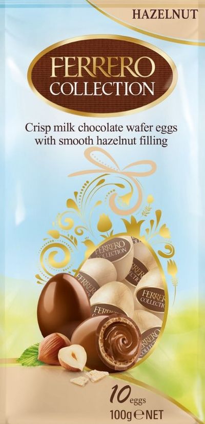 Ferrero Rocher Filled Mini Eggs with Hazelnut Filling