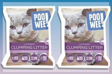 9PR: POOWEE! Clumping Lavender Litter, 7.5kg