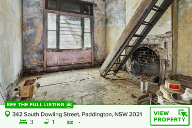 Dilapidated terrace sold auction over one million Paddington Sydney NSW Domain