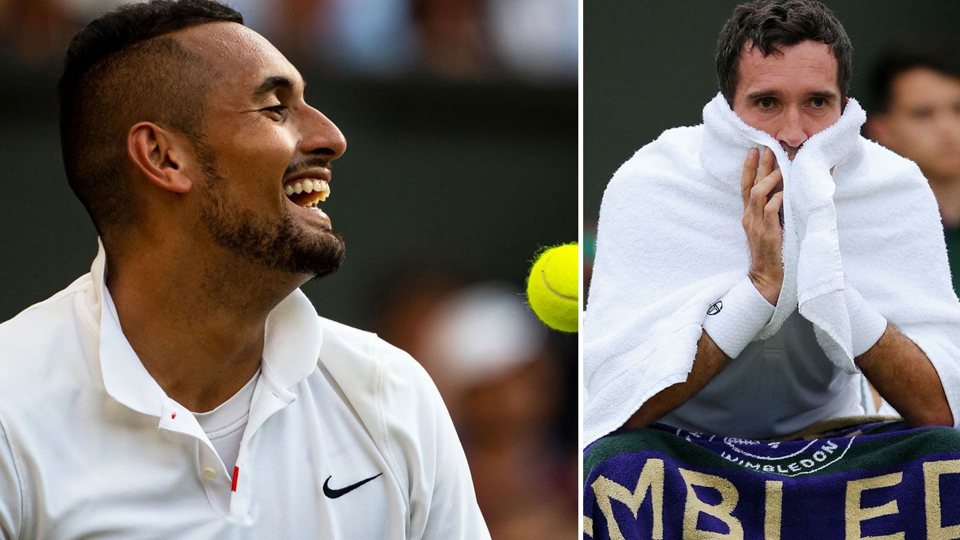 Nick Kyrgios and Mikhail Kukushkin